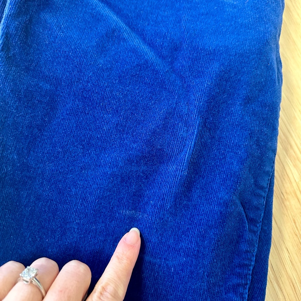 Ralph Lauren Vibrant Blue Corduroy Pants - Picture 6 of 7